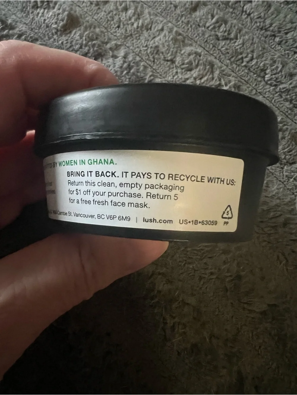 LUSH DIRTY SHAVING CREAM 1.7 oz BRAND NEW GIFT ITEM EXCLUSIVE